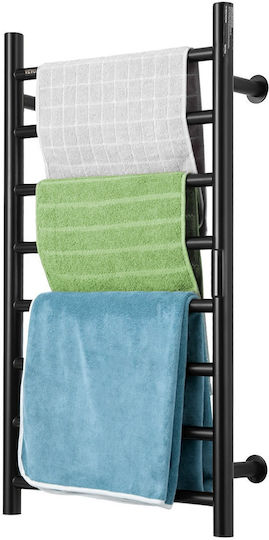 Vevor Electric Towel Rail 80x50cm Black