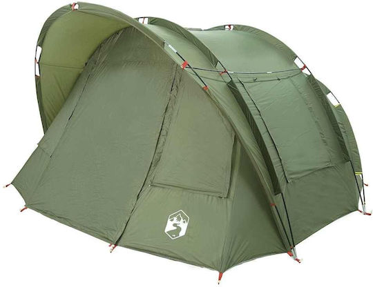 vidaXL Fishing Tent Tunnel Green for 2 People 330x315x176cm