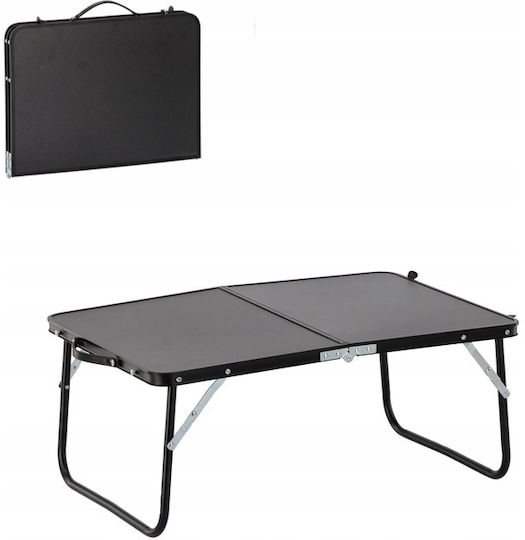 Tabelle Stahl für Camping Klappbar 60x42x27cm Schwarz