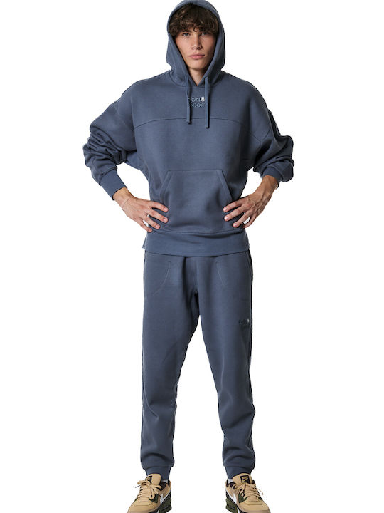 Body Action Sweatshirt Fleece with Hood Gray