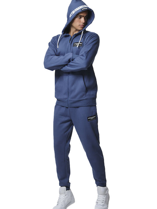 Body Action Sweatshirt with Hood Blue