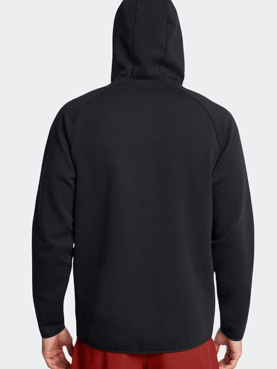 Ua Unstoppable Hoodie Cardigan Black