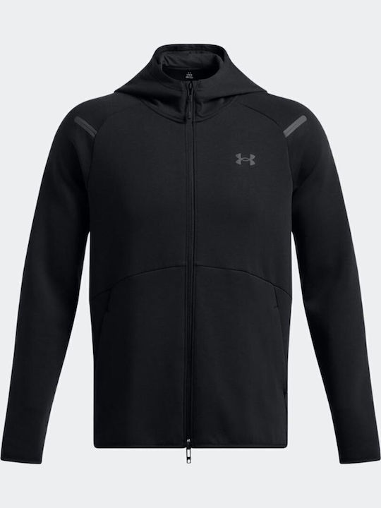 Ua Unstoppable Hoodie Cardigan Black
