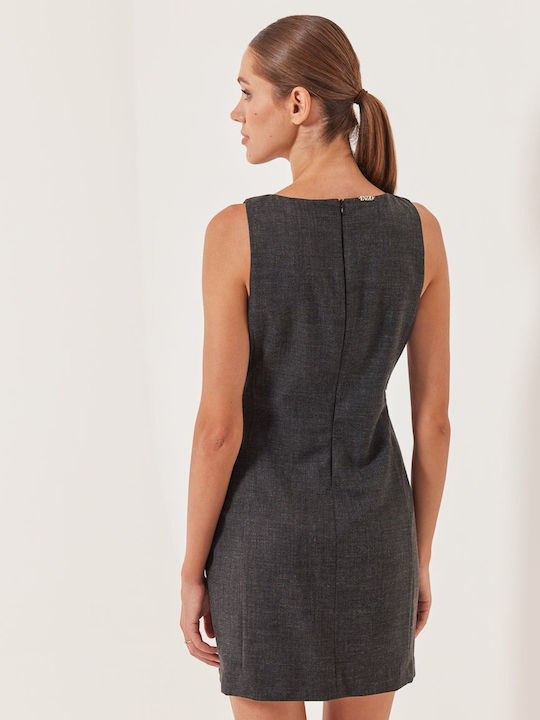 Enzzo Mini Dress Anthracite