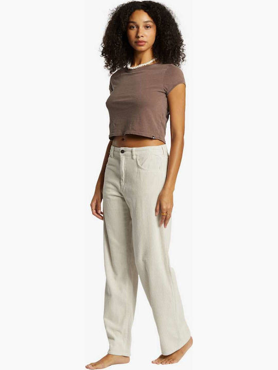 Women's Jean Trousers Moonlight White