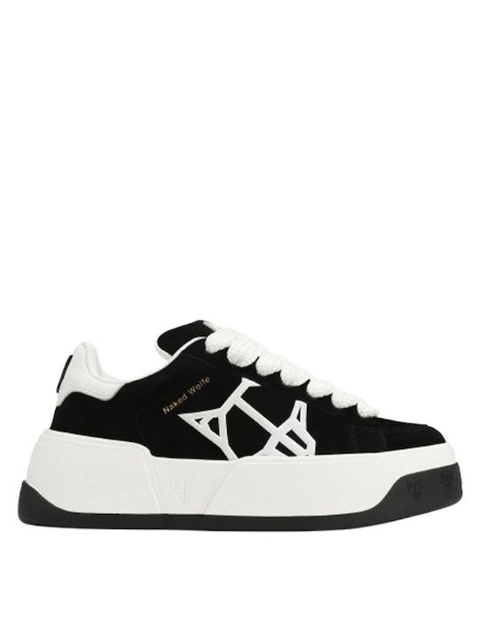 Naked Wolfe Damen Chunky Sneakers Schwarz