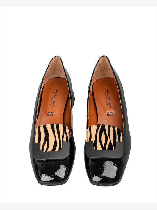 Δερμάτινα Γυναικεία Loafers σε Μαύρο Χρώμα