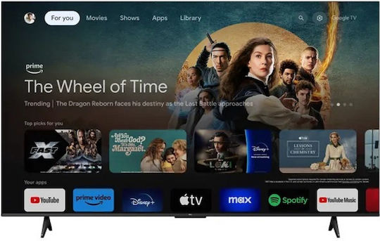 TCL Smart Τηλεόραση 75" 4K UHD LED P655 HDR (2024) 75P655