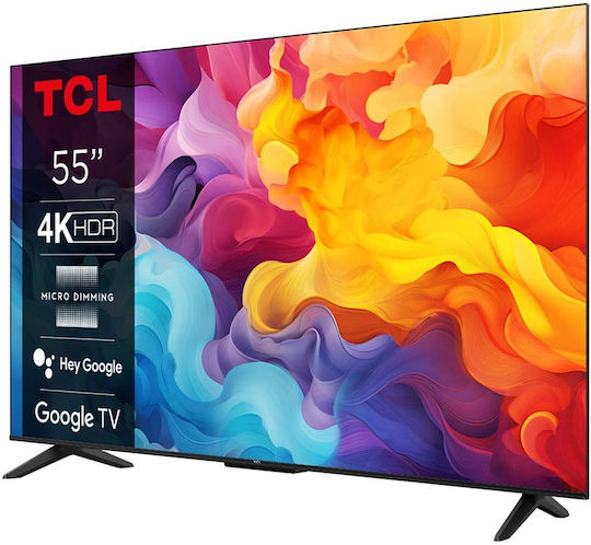 TCL Smart Τηλεόραση 55" 4K UHD LED P655 HDR (2024) 55P655