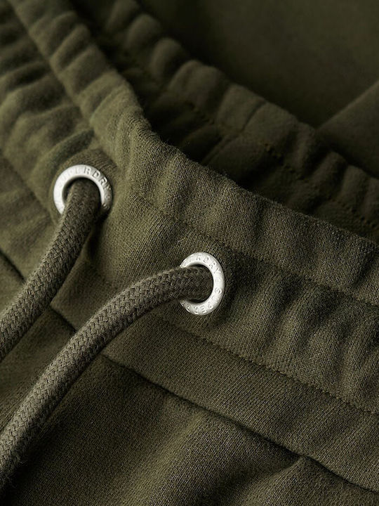 Sweatpants without Elastic Army Khaki