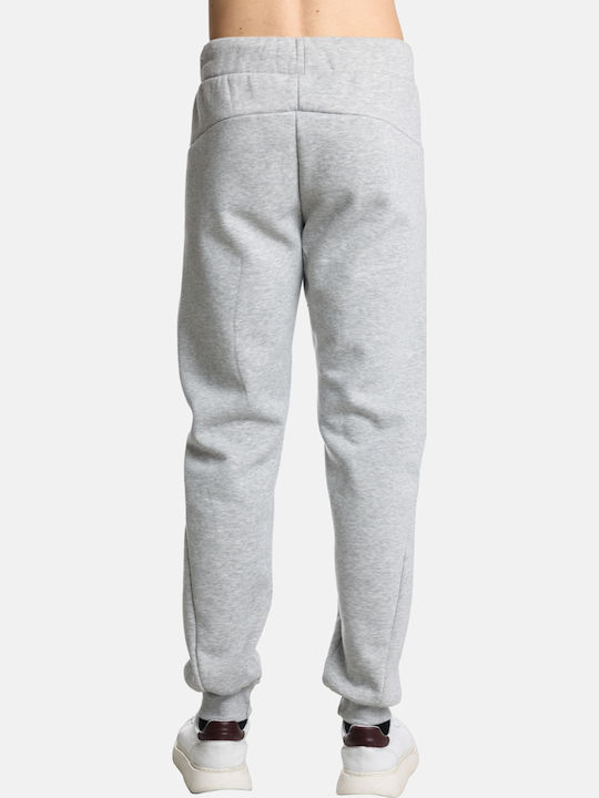 Sweatpants with Elastic Grey-melange
