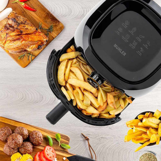 Muhler Heißluftfritteuse 4Es Schwarz MFX-414M