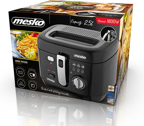 Mesko MS 4908 Deep Fryer 2.5lt Black