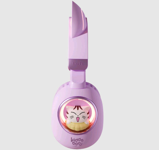Kiddoboo Delulu Fără fir Bluetooth On Ear Căști cu 6 ore de Funcționare Aurii