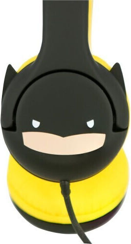 OTL Batman Ενσύρματα Παιδικά On Ear Ακουστικά Κίτρινα