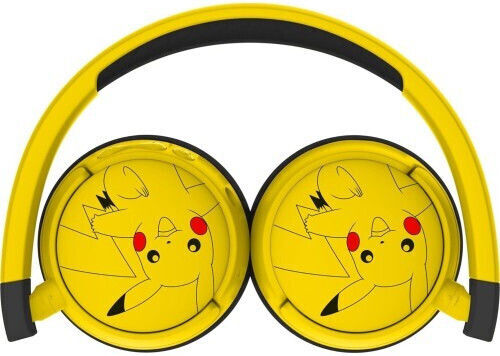 OTL Pokemon Pikachu Безжични / Жични On Ear Слушалки с 24 часа Работа Жълти
