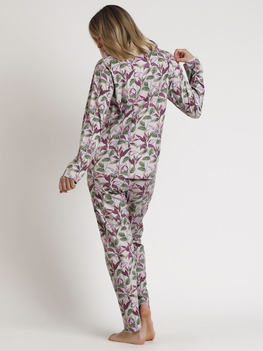 Admas Winter Women's Pyjama Set Cotton