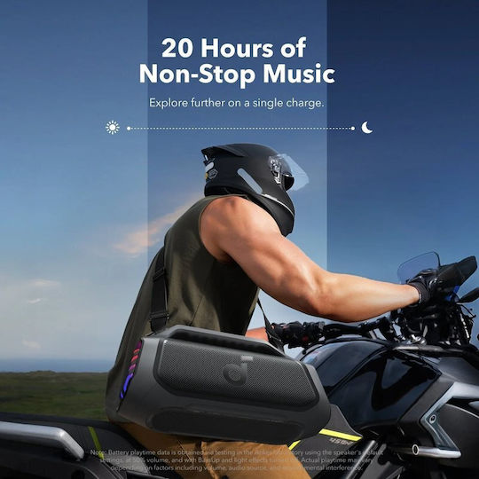Anker Soundcore Boom 2 Plus Waterproof Bluetooth Speaker 140W with Battery Life up to 20 hours Black