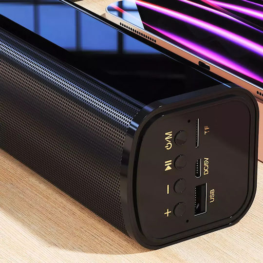 Dudao Y2+ Ηχείο Bluetooth 6W με Ραδιόφωνο και Διάρκεια Μπαταρίας έως 6 ώρες Μαύρο