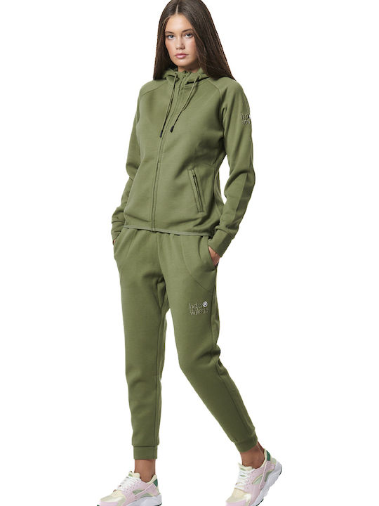 Sweatpants Jogger Fleece Khaki