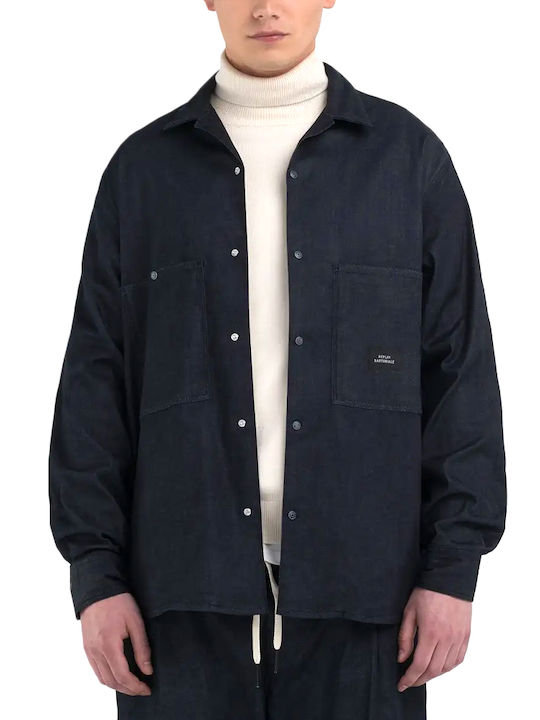 Replay Denim Shirt Blue