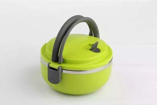 Veltihome Cutie pentru Mâncare Termos Inox Verde 700ml 1buc