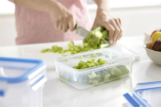 Tefal Microwave Plastic Lunch Box Clip & Close Blue 550ml