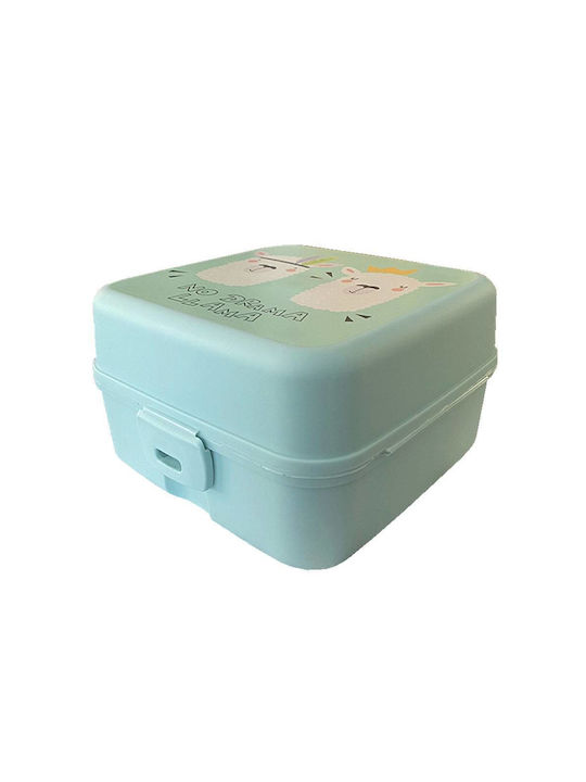 Sidirela Lunch Box Plastic Βεραμάν 14x14cm C 1pcs