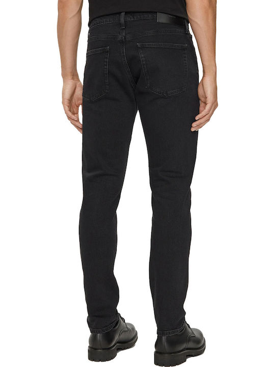 Calvin Klein Men's Denim Pants in Slim Fit Black, Rinse Blue