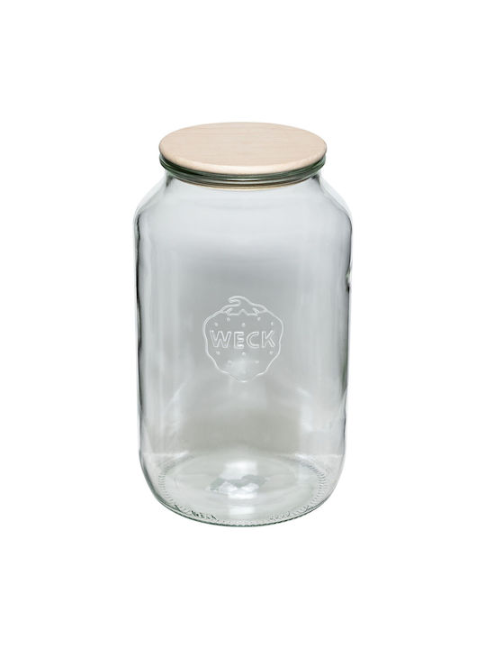Weck Vase Allgemeine Verwendung mit Deckel Glas Transparent 3000ml