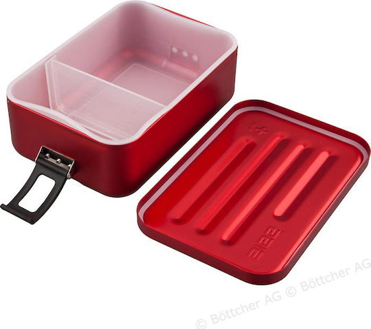 Sigg Δοχείο Φαγητού Inox Red με Χωρίσματα 900ml