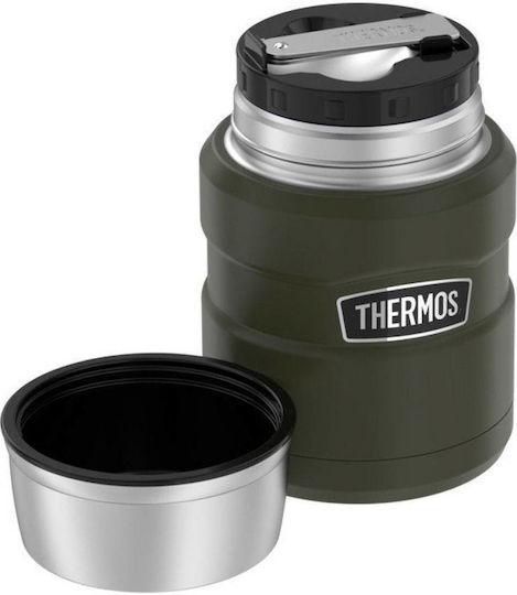 Thermos Lunchbox Isolierte Lunchbox Inox Grün 470ml 1Stück