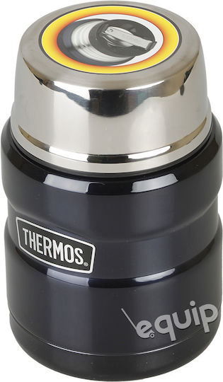 Thermos Δοχείο Φαγητού Inox Θερμός Γκρι 470ml