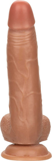 Calexotics Glass Dildo with Balls and Suction Cup Brown 21.5cm