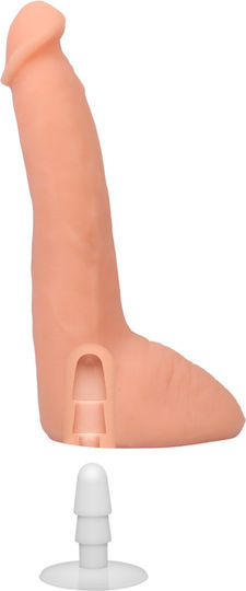 Doc Johnson Ρεαλιστικό Dildo με Όρχεις και Βεντούζα Flesh 20cm