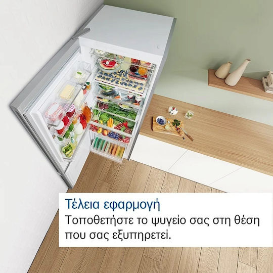 Bosch Ψυγειοκαταψύκτης 363lt Total NoFrost Υ203xΠ60xΒ66εκ. Μαύρος KGN392XCF