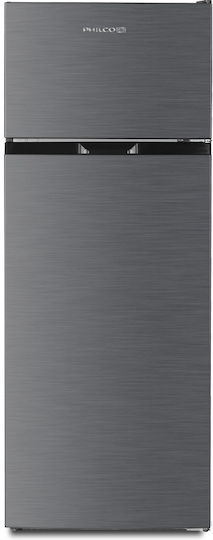 Philco Frigider cu două uși 206lt Î143xL55xA55cm. Inox PRD-222XE