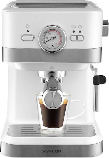 Sencor Automatic Espresso Machine 1050W Pressure 20bar White SES 1720WH