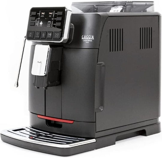 Gaggia Cadorna Barista Plus Αυτόματη Μηχανή Espresso 1400W Πίεσης 15bar με Μύλο Άλεσης Μαύρη RI9602/01