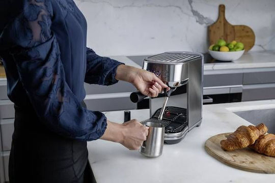 Sage Bambino Plus Mașină de Espresso 1600W Presiune 15bar Argintie