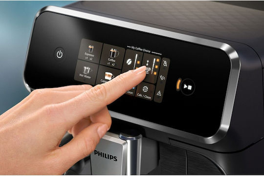 Philips Seria 2300 Automat Espressoare Putere 1500W Presiune 15bar Pentru Cappuccino Cu Râșniță Neagră EP2331/10