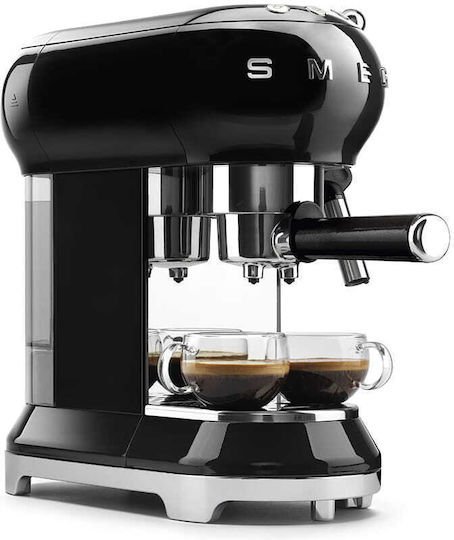 Smeg 1350W Налягане 15бар Черна ECF01BLEU