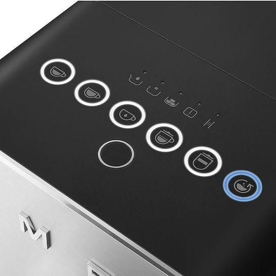 Smeg 1350W Налягане 19бар с мелачка Черна BCC13BLMEU