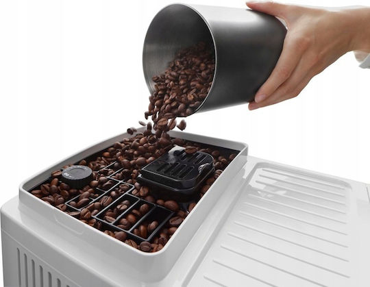 De'Longhi Magnifica Start Automatic Espresso Coffee Machine 1450W Pressure 15bar for Cappuccino with Grinder White ECAM220.61.W