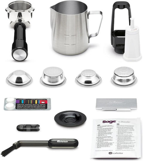 Sage Barista Touch Impress Automat de Espresso 1700W Presiune 15bar Black Truffle