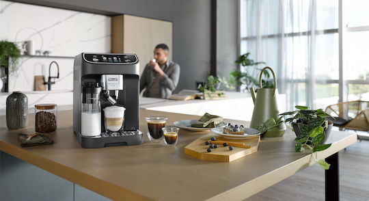 De'Longhi Magnifica Plus Automatische Espressomaschine 1450W Druck 15bar mit Mahlwerk Schwarz
