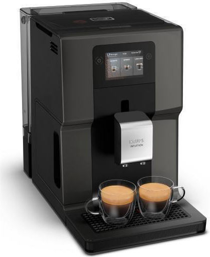 Krups Intuition Preference Αυτόματη Μηχανή Espresso 1450W Πίεσης 15bar με Μύλο Άλεσης Μαύρη