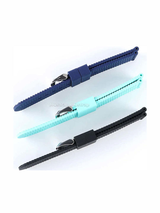 Rubber Strap Blue 22mm
