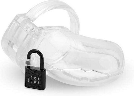 Κλουβί Πέους Λουκέτο Lockdown Chastity Cage Clear Small