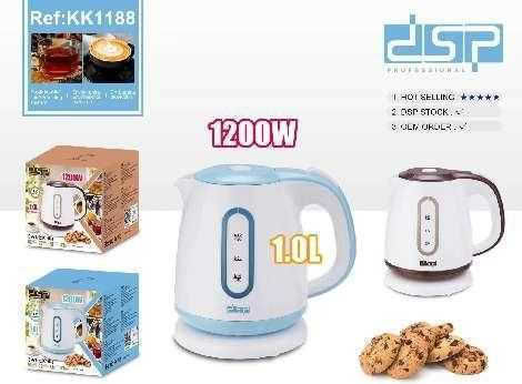 DSP ΚΚ1188 Kettle 1lt 1200W White